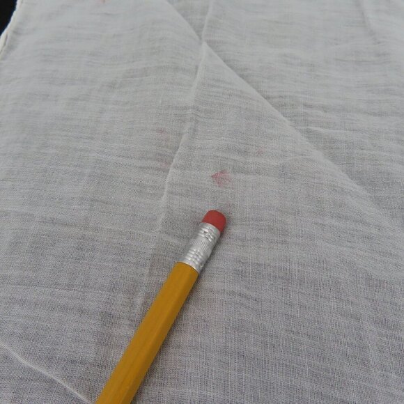 Handmade Embroidered Pink L Initial Monogram Scroll Handkerchief Hankie Vintage - Picture 5 of 9